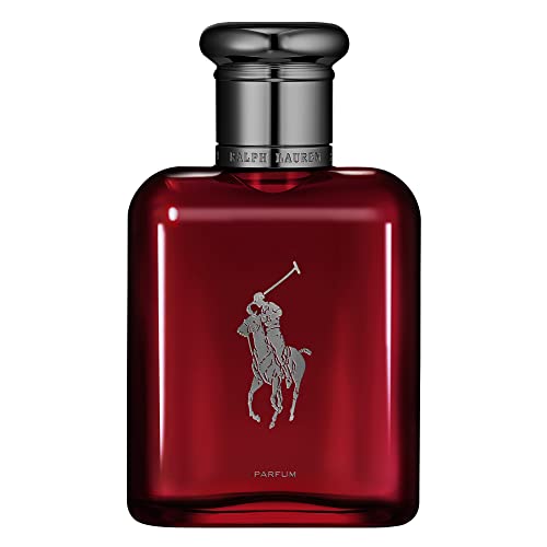 Ralph Lauren - Polo Red - Parfum - Ambery & Woody - With Absinthe, Cedarwood, and Musk - 2.5 Fl Oz