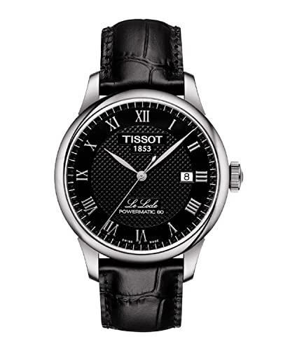 Tissot Men's Le Locle Stainless Steel Dress Watch Black T0064071605300