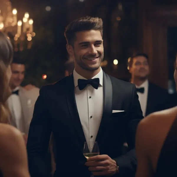 man in tuxedo