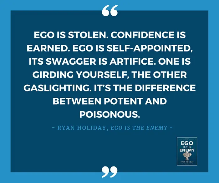 ego is the enemy book