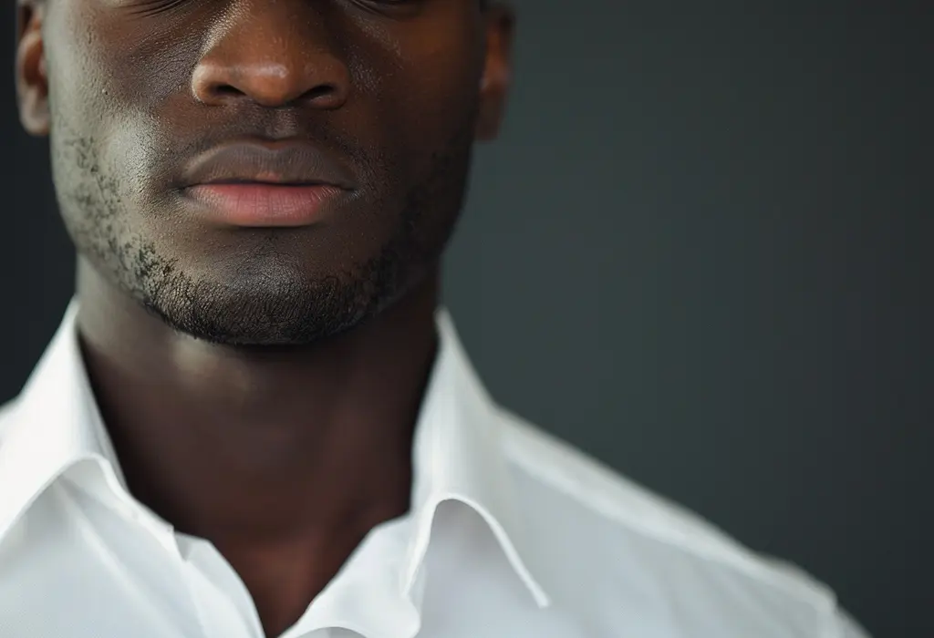  o'clock beard style on black man