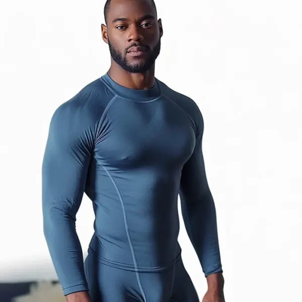 guy wearing thermal underwear