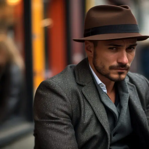 stylish man wearing hat