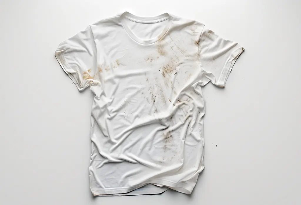 stained undershirt