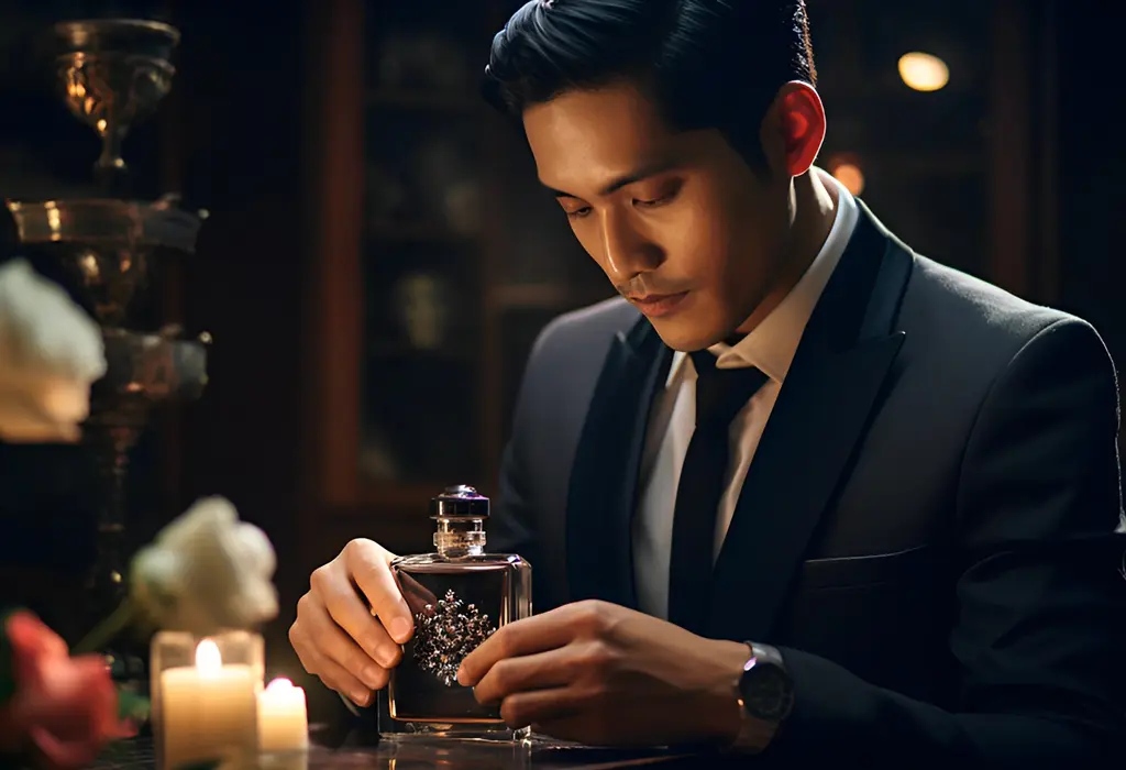 applying signature fragrance