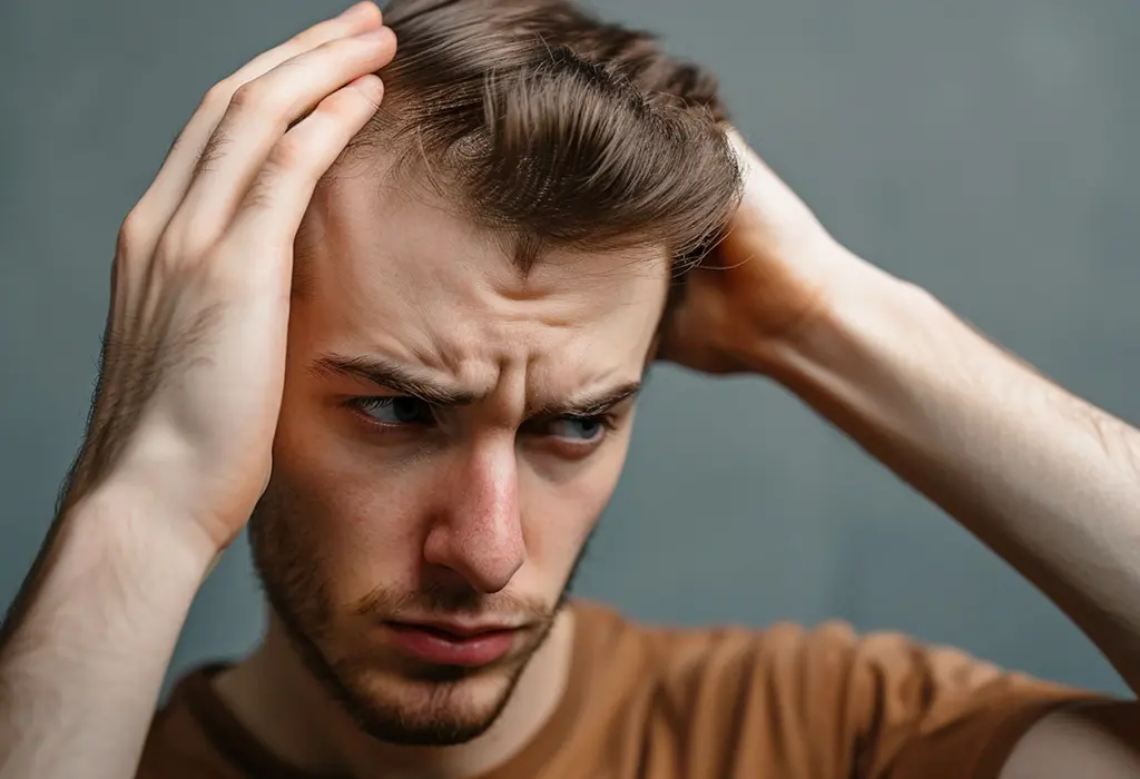 19 year old guy losing hair