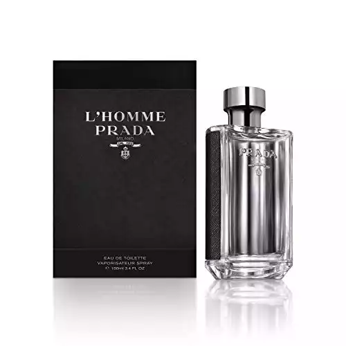 Prada L'Homme For Men Eau De Toilette Spray, 3.4 fl