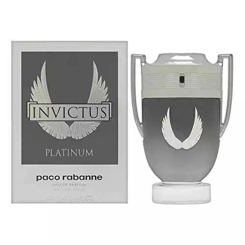 Paco Rabanne Invictus Platinum for Men 3.4 oz Eau de Parfum Spray